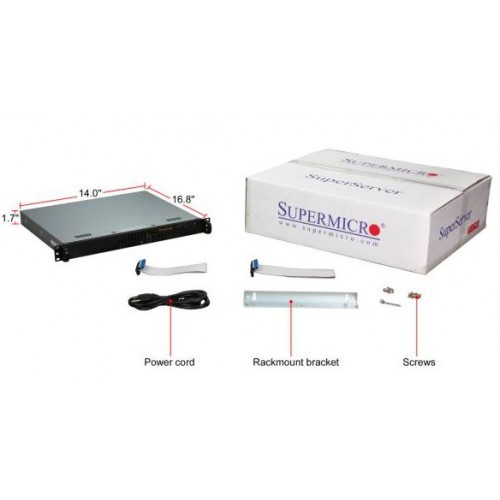 CSE-512L-260B Rackmount 1U Kasa Supermicro