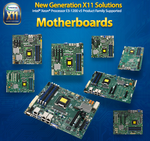 Supermicro X11 Skylake Sunucu Anakartları Supermicro X11 Skylake Sunucu Anakartları