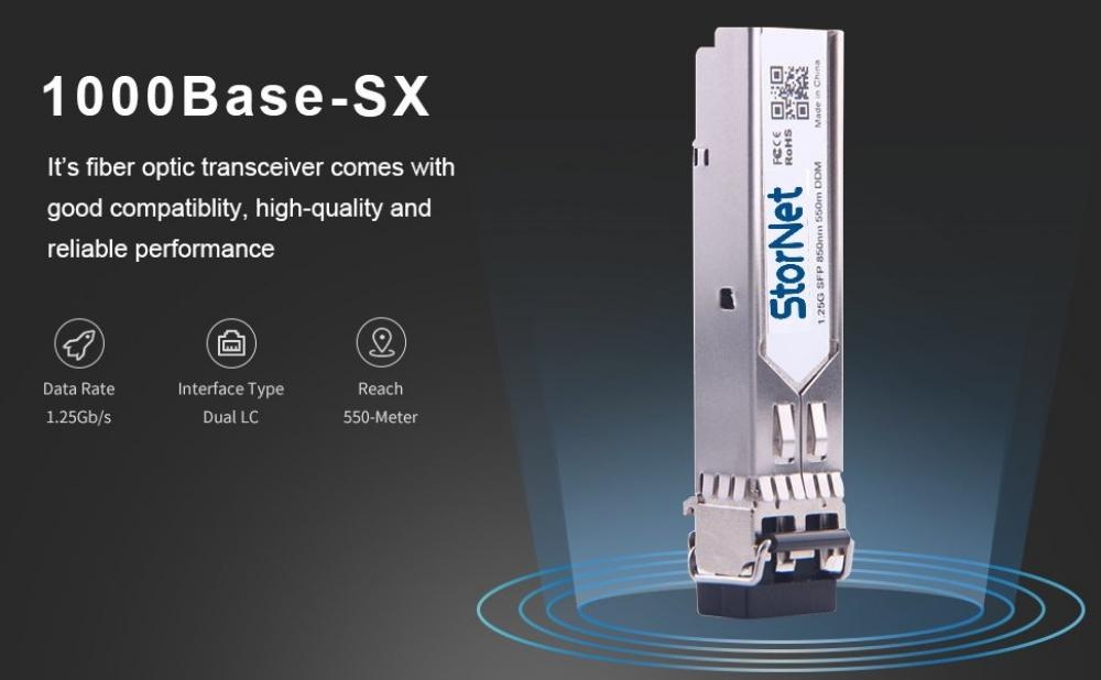 SFP Modül 1000Base-SX Transceiver 550 Metre Cisco uyumlu