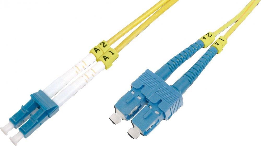 Fiber Optik Patch Kablo SM OS2 9u LC-SC/PC 2 metre Duplex