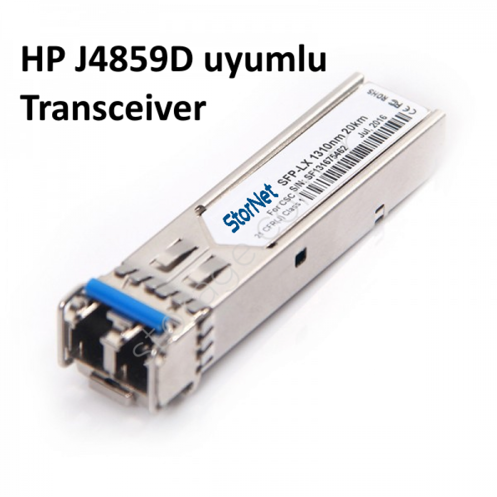 SFP Modül HP J4859D 1Gbase 1310nm Single Mode Transceiver Jenerik