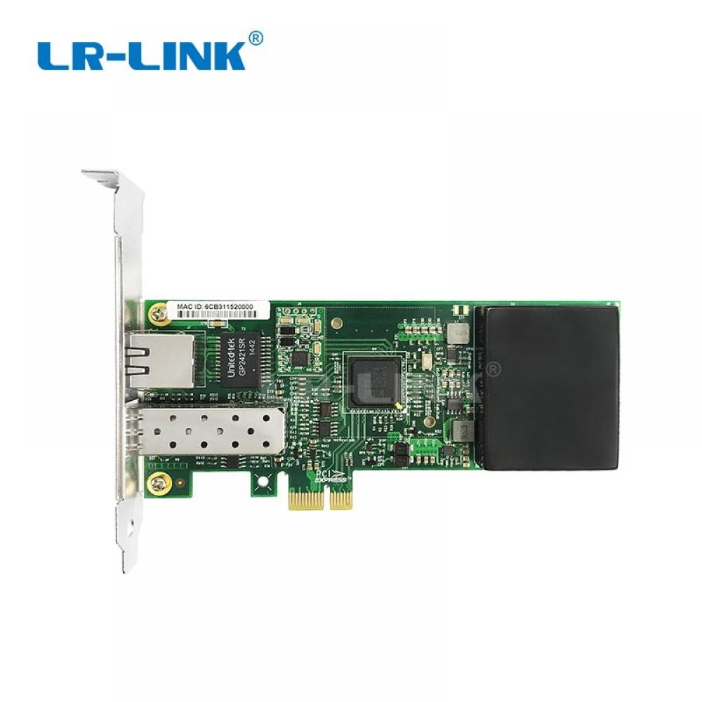 LRES4002PTPF-POE PCIe Gigabit Fiber Network Interface Card VoIP with PoE