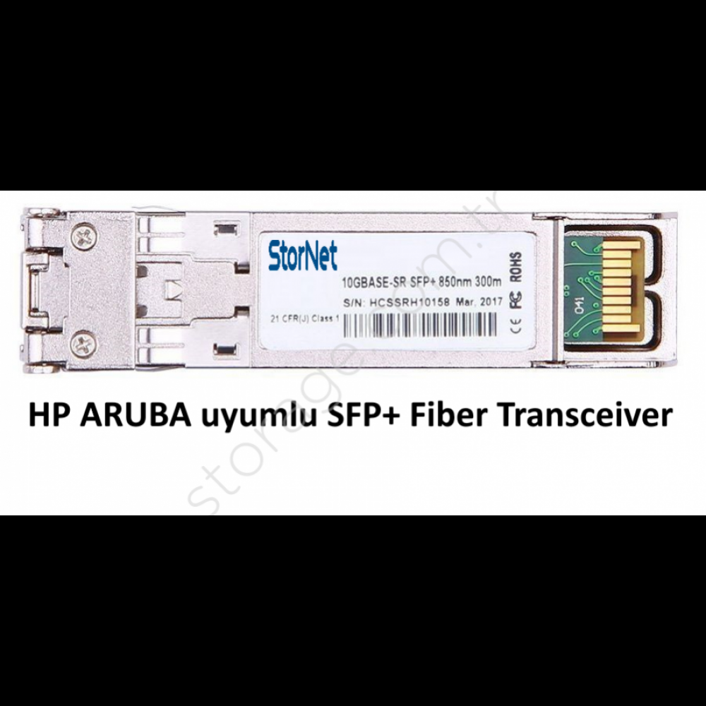 HP ProCurve ARUBA uyumlu 10GbE SR SFP+850 nm 300m Transceiver Fiber HPE