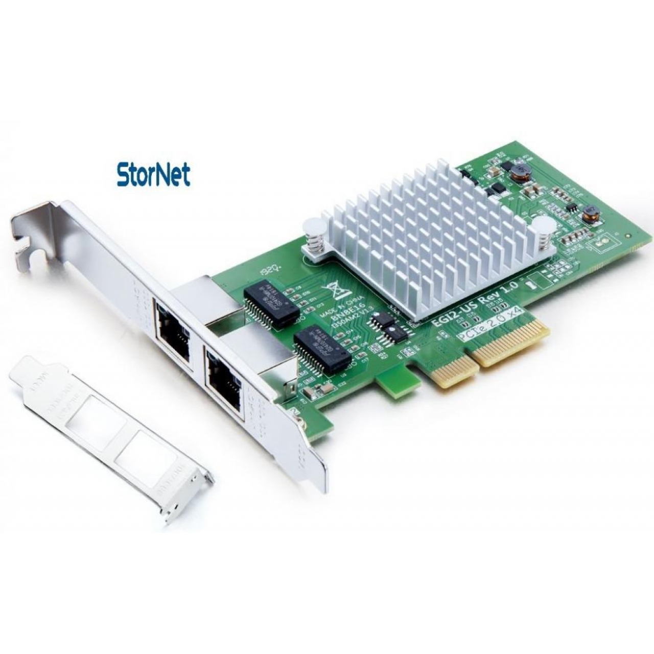 intel i350AM2 ChipSet 2 Portlu 1 Gigabit Ethernet Kart RJ45
