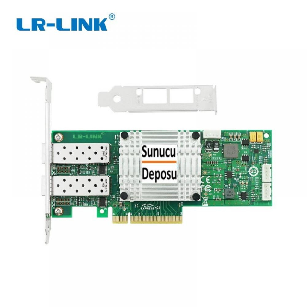 LRES1002PF-2SFP+ LR-Link China-Made Chipset PCI Express x8 Dual Port SFP+ 10G Server Adapter (Netswift SP1000A Based)