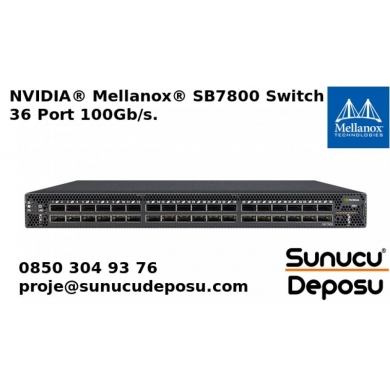 NVIDIA Mellanox SB7800 Switch 36 Port 100Gb/s.