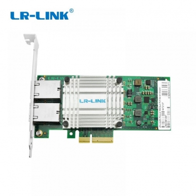 LREC9812BT PCIe v3.0 x4 10 Gigabit Dual Copper Port Ethernet Server Adapter (based on Intel X550)